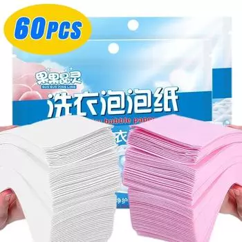 10-60 шт. Таблетки для чистки стиральной машины Пушистый кондиционер для белья Полезные мелочи для дома Корзина для белья Limpieza Garden