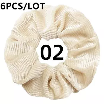 10/6 шт. Бархатные резинки для волос Эластичные резинки Женские Девичьи Мягкие Однотонные Повязки на голову Держатель для хвостика Полоска для волос Теплая Повязка Аксессуары