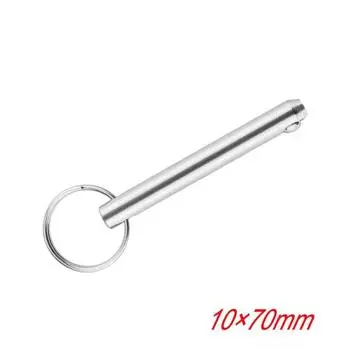 10*70 мм BSET MATEL быстроразъемный шариковый штифт из нержавеющей стали 316 морского класса для лодки, шарнир на верхней палубе бимини, аксессуары для морских лодок 1pcs