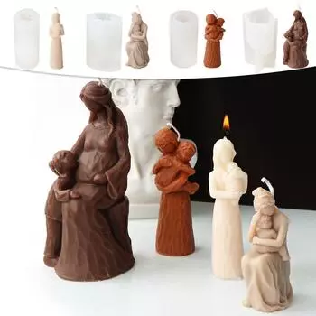 10,7*5,5 см форма для свечей, силиконовая форма для свечей для мамы и ребенка A