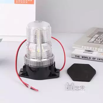 10-80 В 30 светодиодов высокой мощности аварийный предупреждающий мигающий световой маячок для погрузчика школьного автобуса синий красный белый желтый белый