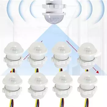 10/8/5/3/1 шт. Датчик движения 110 В 220 В Умный выключатель PIR инфракрасный датчик движения Умный дом Человеческое тело Автоматический датчик Ночная лампа AC 110V 220V