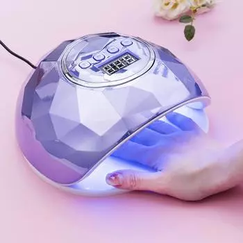 10-99 секунд светодиодная лампа для ногтей фиолетовая гладкая сушилка для ногтей мощная лампа для ногтей сушилка для лака для ногтей домашний нейл-арт