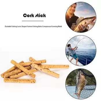 10 бойлов Stck Karpfenangeln Kder Kork Stick Zig Rig Angeln Terminal Tackles
