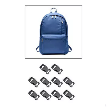 10 быстросъемных пряжек с боковыми зажимами, не требующих шитья, рюкзак 6.7cmx2.6cm