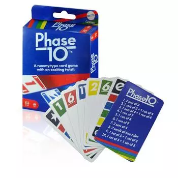 10 Card Phase Board Game Family Party Interactive Play Prop Gift Toy