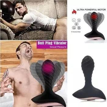 10 Частотная Вибрация Анальная Тампонада G-spot Вестибулярная Стимуляция Силиконовый Мужской Сексуальный Удовольствие Женский Мастурбатор Товары Для Взрослых 11.5cm