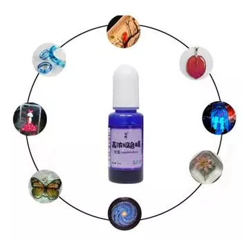 10 цветов, 10 г, эпоксидная УФ-смола, краситель, пигмент, смешанный цвет, DIY Craft