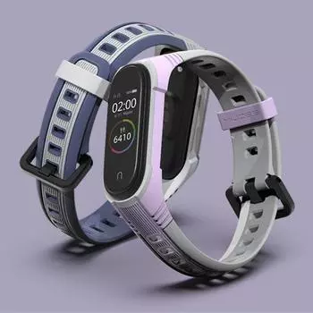 10 цветов силиконовый браслет сменный силиконовый ремешок для Xiaomi Mi Band 7/6/5 Sports