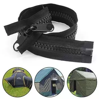 10 # длинная застежка-молния, сменный замок для палатки, двухсторонний слайдер, смоляная молния, открытые спальные мешки, 60-400 см 60cm Single-Slider