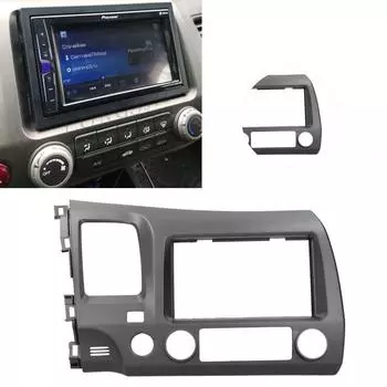 10 дюймов для Honda CIVIC 2006-2011 автомобильное радио Android стерео GPS MP5 плеер панель корпус рамка 2 Din головное устройство лицевая панель приборная панель крышка 10inch