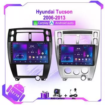 10 дюймов для Hyundai Tucson 2006-2013 автомобильный радиоприемник навигация GPS стерео авто 4G+Wifi мультимедиа видеоплеер CarPlay головное устройство FM