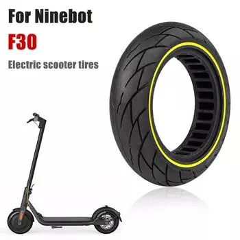 10-дюймовая 10x2.125 сплошная шина для электросамоката Segway Nine-bot F20/F25/F30/F40 чёрный