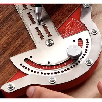 10-дюймовая/15-дюймовая/20-дюймовая линейка для столяров Линейка для измерения кромок столяров Угловая линейка Шкала 10in