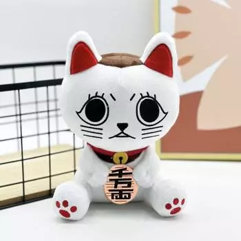 10-дюймовая плюшевая кукла-кошка из серии манга, мягкая игрушка для фанатов, снятие стресса в стиле аниме