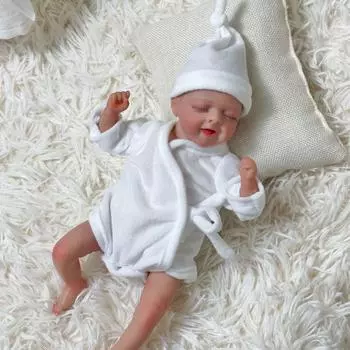 10-дюймовая тканевая кукла, изысканная подарочная кукла, мини-игрушка для малышей 25cm белый