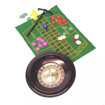 10-дюймовое колесо рулетки со 100 фишками и настольным ковриком для ночной игры в баре KTV