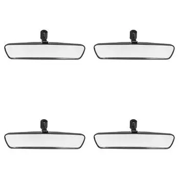 10-дюймовое внутреннее зеркало черного цвета, автомобильное внутреннее зеркало заднего вида, автомобильные аксессуары из стекла ABS