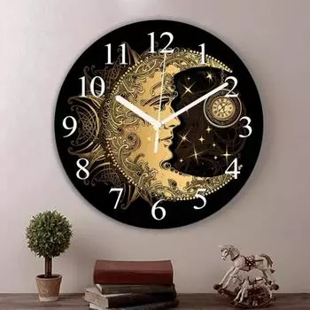 10-дюймовые модные креативные настенные часы Xyloid, беззвучные, не тикают, декоративные часы для кухни, библиотеки, спальни, декоративные часы 10 inch