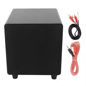 10-дюймовый активный сабвуфер, мощный интеллектуальный активный сабвуфер для использования в помещении и на улице, 300 Вт PMPO EU Plug