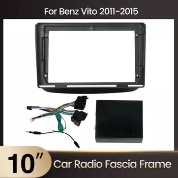10-дюймовый автомобильный мультимедийный проигрыватель рамка накладка кабель Canbus коробка декодер радио рамка адаптер для Mercedes Benz R Class W251 R280 1 pcs