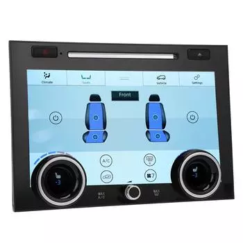 10-дюймовый автомобильный сенсорный экран переменного тока для управления температурой воздуха, замена сенсорной панели для сенсорной панели переменного тока L405 чёрный
