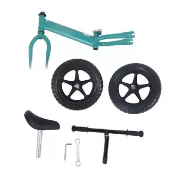 10-дюймовая балансировка, регулируемая высота сиденья, высокоуглеродистая сталь, 2 колеса, игрушка для малышей