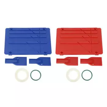 10-дюймовый комплект для сращивания лент 1 дюйм 1/2дюйм 1/4дюйм 1/8дюйма открывающийся комплект для ремонта блока сращивания лент для катушки к ре Red