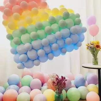 10-дюймовый металлический шар-макарон для декора вечеринок и свадеб 10 pcs 12-inch balloons