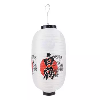 10-дюймовый японский фонарь водонепроницаемый традиционный китайский принт подвесной бистро рамен сашими суши ресторан украшение фонарь A
