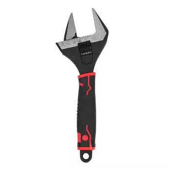 10-дюймовый широкогубый разводной ключ из хромованадиевой стали с глубокими губками ручной ремонтный ключ для дома, гаража, мастерской