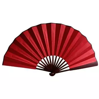 10-дюймовый складной веер из шелковой ткани DIY веер для рисования свадебное украшение дома (белый)