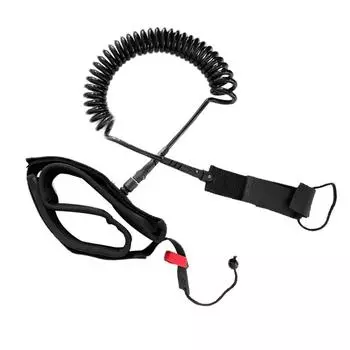 10 Feet Surfboard Waist Stretch Rope Adjustable Leash TPU Stand up Paddle