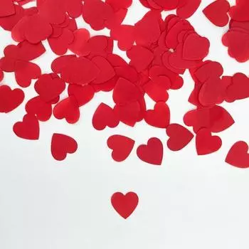 10 г/20 г/50 г Сердце Конфетти Маленькие Красные Розовые Сердца Конфетти Посыпка Романтическая Любовь Сердце 10g красный