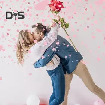 10 г/20 г/50 г Сердце Конфетти Крошечные красные розовые сердца Конфетти Посыпка Романтическая любовь Сердце Поделки на День святого Валентина Свадьба День рождения Годовщина 10g розовый