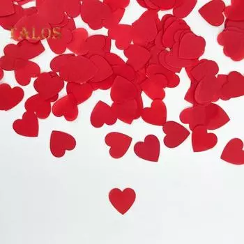 10 г/20 г/50 г Сердце Конфетти Крошечные красные розовые сердца Конфетти Посыпка Романтическая любовь Сердце Поделки на День святого Валентина Свадьба День рождения Годовщина 10g розовый
