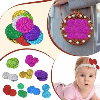 10 г Большие круглые блестки 30 мм ПВХ плоские блестки пайетки DIY швейные блестки для свадебного ремесла тканевый материал One Size золотой