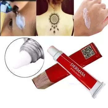 10 г обезболивающий крем для быстрой кожи DERMASA для татуировки, полупостоянный белый