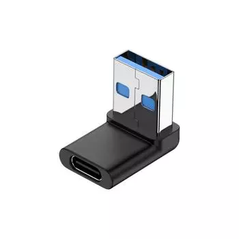 10 Гбит/с 90 градусов прямоугольный USB 3.0 папа на Type C мама адаптер суперскоростной синхронизации данных зарядный конвертер для ноутбука