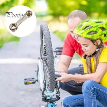 Шестигранный ключ для велосипеда 10 в 1, шестигранный ключ в форме кости 6-15 мм, инструмент для ремонта, внешний шестигранный ключ, усиленный гаечный ключ из легированной стали для горных работ серебряный