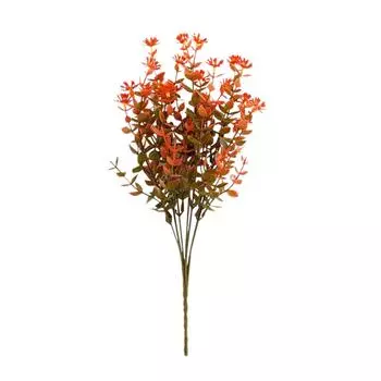 10 искусственных цветов, осеннее украшение для дома, неувядающие осенние украшения для крыльца, горшечные украшения, праздничные вечеринки, семейные цветы One Size