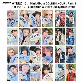 ATEEZ Golden Hour Часть 1 Soundwave POP-UP Lucky Draw Фотокарточка Yeosang - Set Benefit