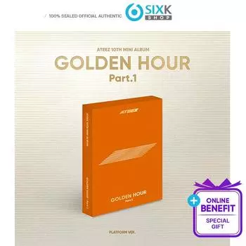 10-й мини-альбом ATEEZ — GOLDEN HOUR : Часть 1 (Версия платформы / +Интернет-преимущество)