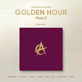 10-й мини-альбом ATEEZ GOLDEN HOUR Part.1 в дигипаке, вер. Random ver.