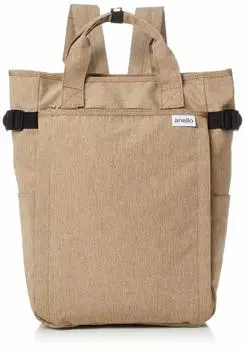 10-карманный рюкзак 2WAY типа тоут SPS бежевый [Anello Grande] GT-C3421