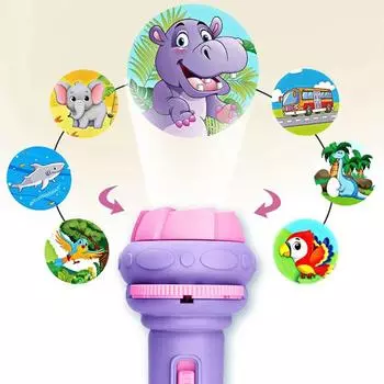 10 карточек мультяшный проекционный фонарик 80 узоров творческий детский фонарик игрушечный проектор детские игрушки сказка на ночь книга игрушка