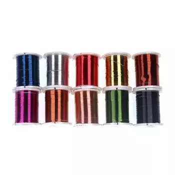 10 катушек 0,3 мм х 10 м, медная проволока для связывания мух, ювелирная линия для медной приманки для насекомых John Fly Nymph Myge Scud Flies