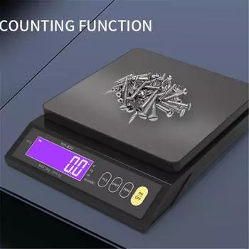 10 кг/5 кг электронные кухонные весы бытовые цифровые приборы для измерения кофе и выпечки ЖК-дисплей с панелью из нержавеющей стали