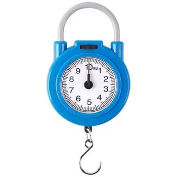 10 кг цифровые весенние весы с ручкой, рыболовные весы, портативные дорожные весы для багажа с крючком, инструменты для рыбалки на открытом воздухе Blue
