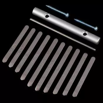 10-клавишная клавиатура калимба Diy стальные клавиши мостик для большого пальца пианино музыкальная запасная часть